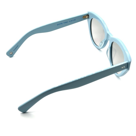 Garrett Leight GLCO Women's Dottie Poblu Powder Blue Cat Eye Sunglasses New - Picture 5 of 5